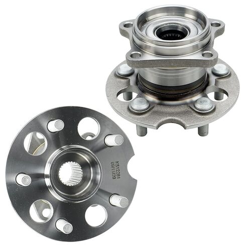 Detroit Axle - 2 Front Wheel Bearing Hubs for 2002-2008 Dodge Ram 1500 [5 Lug] 2003 2004 2005 2006 2007 Wheel Bearing and Hub Assembly Set Replacement, Pair Hubs in Saudi Arabia