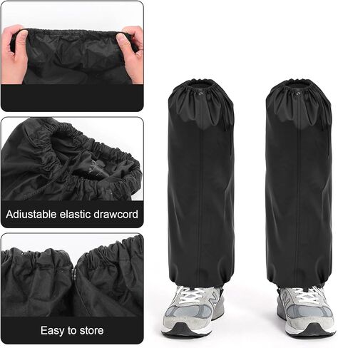 قطعتان من أغطية الساق للعناية بالعشب قابلة للتعديل، مقاومة للماء للتنزه في الحديقة وتشذيب شقوق الساق للعمل في الهواء الطلق، واقيات متينة للساق in Kuwait