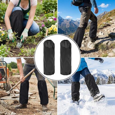قطعتان من أغطية الساق للعناية بالعشب قابلة للتعديل، مقاومة للماء للتنزه في الحديقة وتشذيب شقوق الساق للعمل في الهواء الطلق، واقيات متينة للساق in Kuwait
