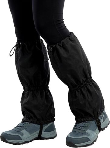 زوج واحد من جراميق الساق قابل للتعديل - واقيات ساق خفيفة الوزن مقاومة للماء للرجال والنساء - تمساح مضاد لدغات البعوض لأحذية المشي لمسافات طويلة - أساسيات المشي لمسافات طويلة للصيد والرحلات وصيد الأسماك in Kuwait