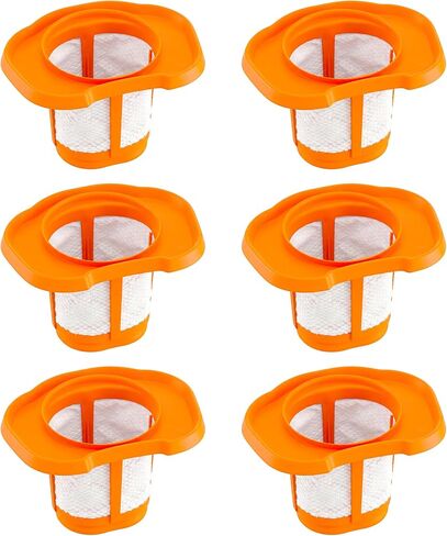 6 Pack HHVKF10 Replacement Filter Compatible with Black and Decker Dust buster Handheld Vacuum Fit for HHVK Models HHVK515J00FF HHVK515JP07 HHVK320J10 HHVK320JZ01 HHVK415B01 HHVK320J61 Vypart in Kuwait