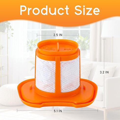 6 Pack HHVKF10 Replacement Filter Compatible with Black and Decker Dust buster Handheld Vacuum Fit for HHVK Models HHVK515J00FF HHVK515JP07 HHVK320J10 HHVK320JZ01 HHVK415B01 HHVK320J61 Vypart in Kuwait