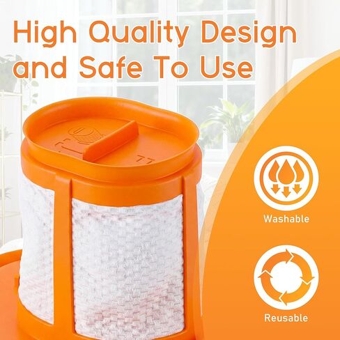 6 Pack HHVKF10 Replacement Filter Compatible with Black and Decker Dust buster Handheld Vacuum Fit for HHVK Models HHVK515J00FF HHVK515JP07 HHVK320J10 HHVK320JZ01 HHVK415B01 HHVK320J61 Vypart in Kuwait