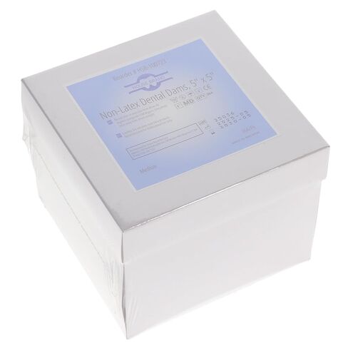 100723 HSB Non-Latex Dental Dams 5" X 5" Medium 364/Pk in Kuwait