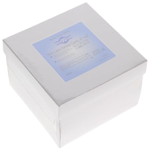 100738 HSB Non-Latex Dental Dams 6" X 6" Medium 360/Pk in Kuwait