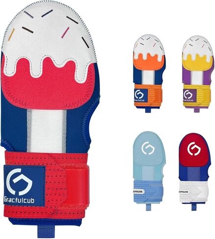 Gracfulcub Baseball Sliding Mitt, Sliding Glove Baseball Softball Guard, Ergonomic Design Protect Fingers (Flag Gesture) in Saudi Arabia