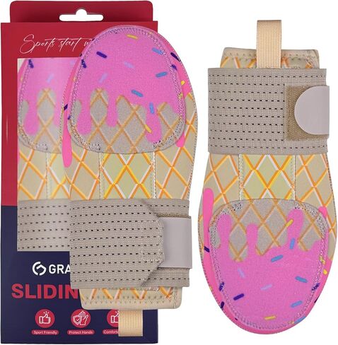 Gracfulcub Baseball Sliding Mitt, Sliding Glove Baseball Softball Guard, Ergonomic Design Protect Fingers (Flag Gesture) in Saudi Arabia