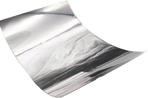 Titanium Foil Sheet,Titanium Ti Sheet Plate Grade 1 0.01mm 0.03mm 0.05mm 0.1mm 0.2mm Weld Sheet(0.03x120x100mm)(0.2x100x100mm) in Kuwait