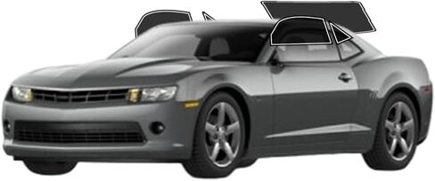 Precut Windows Tint Film All Sides Cars Sun Blocking Protection Privacy Anti Shatter Glass 2 Ply Film Any Tint Shade kit for Chevrolet Camaro Coupe 2009-2015 in Saudi Arabia
