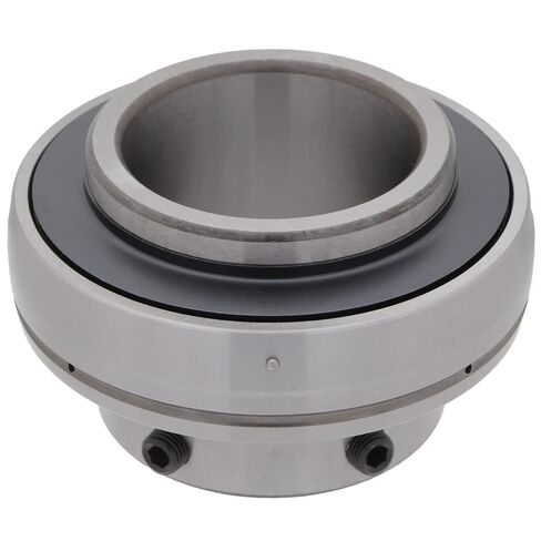 [1-Pack] UC212-38 - Insert Bearing - 2-3/8 in Bore - 4.331 in Outer Diameter - 2.563 in Width - 1.063 in Outer Ring Width, Set Screw Locking Collar, Double Sealing, Relubricable in Saudi Arabia