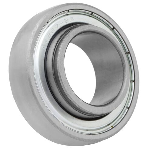 [2-Pack] SA207-23 - Insert Bearing - 1-7/16 in Bore - 2.835 in Outer Diameter - 1.531 in Width - 0.669 in Outer Ring Width - Eccentric Mounting Collar, Non-Relubricable in Saudi Arabia