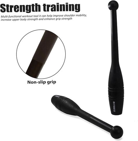 قطعتان من الأندية الهندية بوزن 1 رطل للتمرين، وقابلة لإعادة الاستخدام، وقضبان مرجحة للتمرين، وقبضة محكمة، وقضبان ثقيلة من البلاستيك لصالة الألعاب الرياضية واللياقة البدنية والتدريب in Kuwait