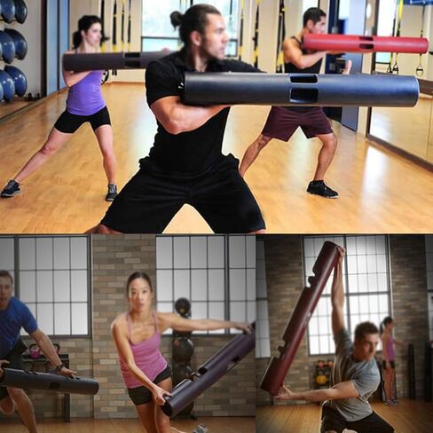 Portable Training Rubber Weight Bar,with Prevent Skidding Handles,for Strength Training Home Gym in Saudi Arabia