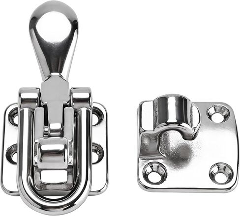 YaeMarine 2-Pack Boat Marine Stainless Steel Anti-Rattle Lockable Hatch Latch 90 Degree Hold Down Clamp Latchs for Boat RV Caravan Attic Hatch Doorway in Saudi Arabia