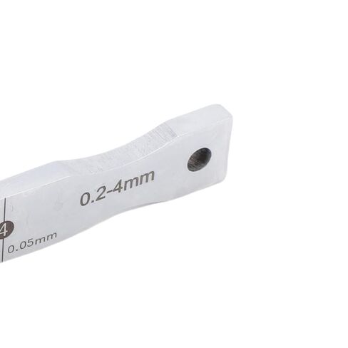 Asixxsix Taper Gage، 0.2-4 مم لحام مستدق من الفولاذ المقاوم للصدأ 0.05 مم دقة أداة قياس فجوة الملمس، بوصة وفجوة ملمس مترية لقياس فجوات الأخاديد in Saudi Arabia