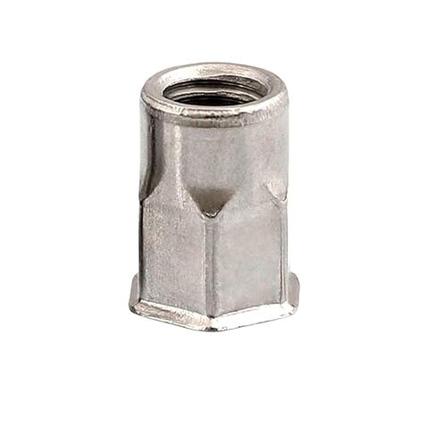3/5/10/20pcs M3 M4 M5 M6 M8 M10 M12 304 A2-70 Stainless Steel Hex Hexagon Flat Countersunk Head Binding Rivet Nut Insert Nutsert(Countersunk Head,10pcs M5) in Kuwait