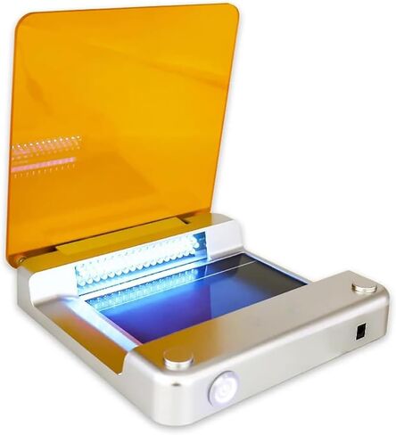 Blue Light Transilluminator,Blue Light Gel Cutter,Maximum Emission Wavelength 470nm,Built-in LED Blu-ray >100000h,Use 5mm Amber Filter for Gel Electrophoresis in Kuwait