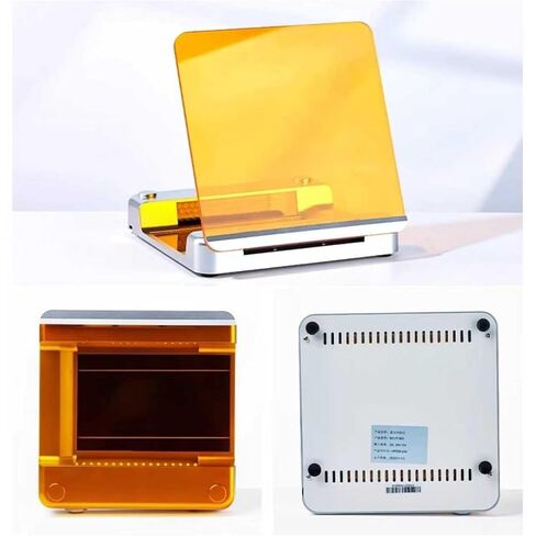 جهاز نقل الضوء LED الأزرق 470 نانومتر، قاطع جل الضوء الأزرق، منطقة مراقبة 70 × 160 مم، مع مرشح كهرماني 5 مم، لتصور الرحلان الكهربائي الهلامي وقطع الجل in Kuwait