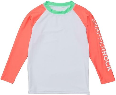 بلوزة طفح مستدامة بأكمام مرجانية بيضاء in Kuwait