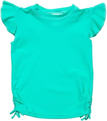 بلوزة راش ذات أكمام رفرفة مستدامة بالنعناع in Kuwait