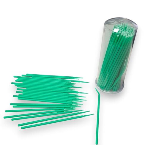 SDI S8100116 Points Disposable Brush Applicators Fine Dark Green 400/Pk in Saudi Arabia