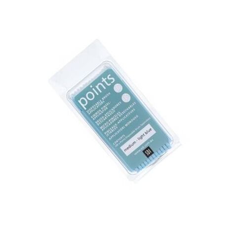 SDI 8100119 Points Brush Applicators Medium 400/Pk Light-Blue in Saudi Arabia