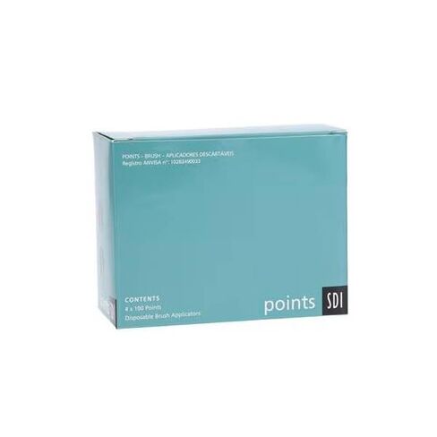 SDI 8100119 Points Brush Applicators Medium 400/Pk Light-Blue in Saudi Arabia