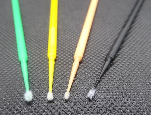 S&Dent USA FDA & TUV CE 4 Bags = 400pcs = 4 Sizes = 4 Colors Dental Microbrush Micro Applicator Brush for Supplementary Ouitfit Refilling Microbrush Round Head Cylinder Head 100pcs/Size in Kuwait