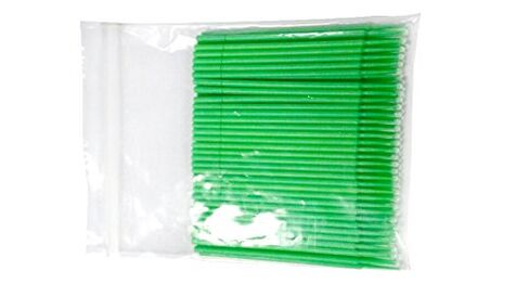 S&Dent USA FDA & TUV CE 4 Bags = 400pcs = 4 Sizes = 4 Colors Dental Microbrush Micro Applicator Brush for Supplementary Ouitfit Refilling Microbrush Round Head Cylinder Head 100pcs/Size in Kuwait