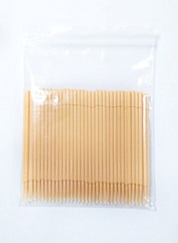 S&Dent USA FDA & TUV CE 4 Bags = 400pcs = 4 Sizes = 4 Colors Dental Microbrush Micro Applicator Brush for Supplementary Ouitfit Refilling Microbrush Round Head Cylinder Head 100pcs/Size in Kuwait