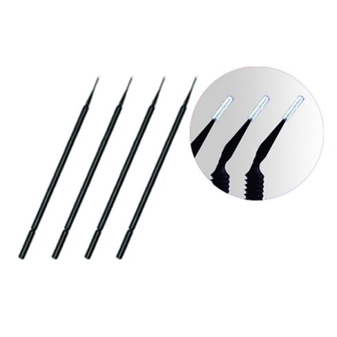 S&Dent USA FDA & TUV CE 4 Bags = 400pcs = 4 Sizes = 4 Colors Dental Microbrush Micro Applicator Brush for Supplementary Ouitfit Refilling Microbrush Round Head Cylinder Head 100pcs/Size in Kuwait