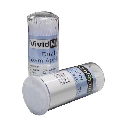 أدوات وضع الفرشاة الدقيقة الحيوية - اقتصادية ويمكن التخلص منها، رائعة للاستخدام في الأعمال اليدوية أو التجميل أو المكياج أو طب الأسنان، رغوة دقيقة، عادية، عبوة من 400 قطعة (أسود) in Kuwait