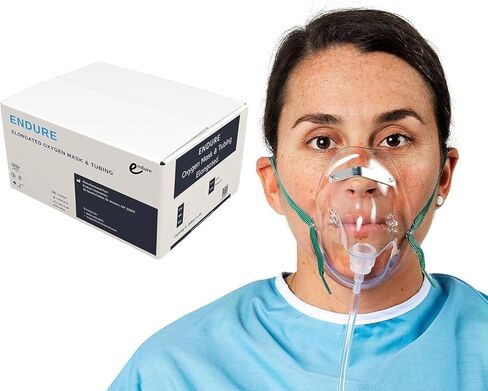قناع الأكسجين الشفاف المطول (حالة مكونة من 30 شخصًا للبالغين) in Kuwait