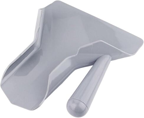 مجرفة مقلاة - مغرفة متينة من الفولاذ المقاوم للصدأ مقاس 12 بوصة للطهي الفعال، مقبض مريح مع سهولة التنظيف، أدوات مطبخ للمنزل، تقسيم الوجبات الخفيفة، تقديم سريع، مغرفة الثلج in Kuwait