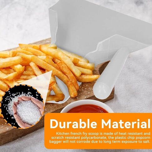 Fryer Shovel - 12 Inch Sturdy Stainless Steel Scoop for Efficient Cooking, Comfortable Handle with Easy Cleaning, Kitchen Utensil for Home, Snack Portioning, Fast Serving, Ice Scooping in Saudi Arabia