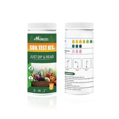 2-in-1 Soil Test Kit for pH & Nitrogen（50cnt） – Garden, Lawn, Flowers，Vegetable & Plant Soil Testing in Kuwait