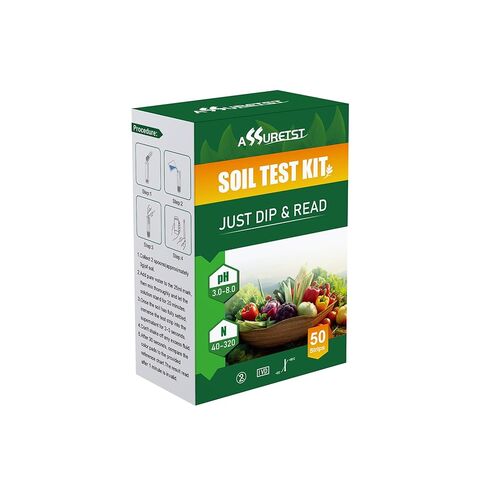 2-in-1 Soil Test Kit for pH & Nitrogen（50cnt） – Garden, Lawn, Flowers，Vegetable & Plant Soil Testing in Kuwait