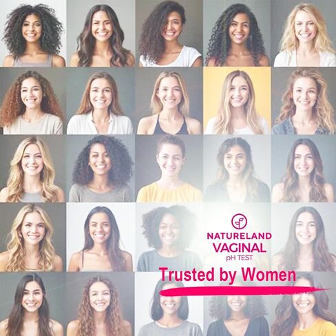 مجموعة قيمة من شرائط اختبار درجة الحموضة الأنثوية من ناتشرلاند - جهاز مراقبة صحة المهبل لتوازن الحموضة والقلوية، سريع ودقيق (60 قطعة) in Kuwait