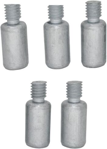 5 Pcs Zinc Saltwater Anode for Penta AD AQ AQAD BB D4 D5 D6 D7 D8 D9 D11 D12 DP HS KAD KAMD M MD MS SP TMD TAMD 804107 in Saudi Arabia