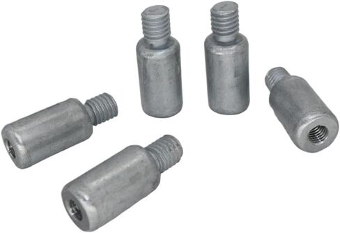 5 Pcs Zinc Saltwater Anode for Penta AD AQ AQAD BB D4 D5 D6 D7 D8 D9 D11 D12 DP HS KAD KAMD M MD MS SP TMD TAMD 804107 in Saudi Arabia