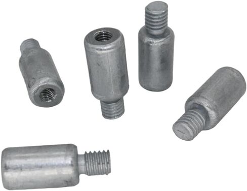 5 Pcs Zinc Saltwater Anode for Penta AD AQ AQAD BB D4 D5 D6 D7 D8 D9 D11 D12 DP HS KAD KAMD M MD MS SP TMD TAMD 804107 in Saudi Arabia