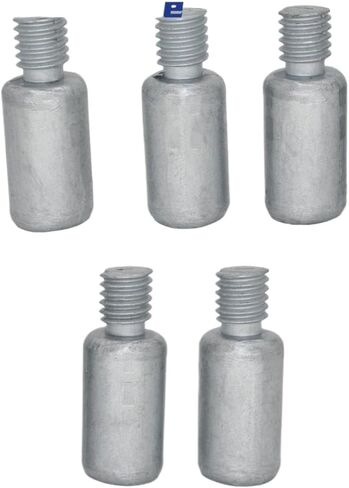 5 Pcs Zinc Saltwater Anode for Penta AD AQ AQAD BB D4 D5 D6 D7 D8 D9 D11 D12 DP HS KAD KAMD M MD MS SP TMD TAMD 804107 in Saudi Arabia