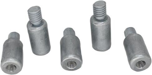 5 Pcs Zinc Saltwater Anode for Penta AD AQ AQAD BB D4 D5 D6 D7 D8 D9 D11 D12 DP HS KAD KAMD M MD MS SP TMD TAMD 804107 in Saudi Arabia