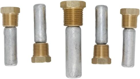 5 قطع أنود الزنك 119574-18790 119574-44150 متوافق مع 6LY 6LP بعض محركات 4LHA in Saudi Arabia