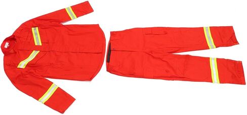 Semme Firefighter Suit Mystical/Fantasy Retardant Gear Protective Clothing with High Heat Resistance Static Features for Emergency Relief (L (175cm)) in Saudi Arabia