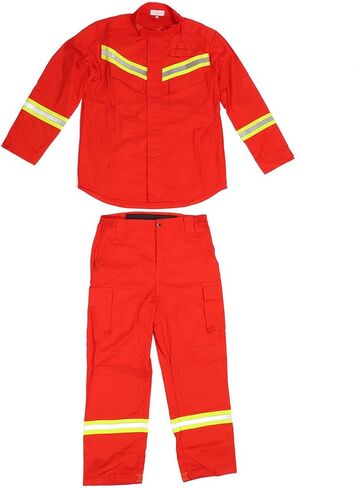 Semme Firefighter Suit Mystical/Fantasy Retardant Gear Protective Clothing with High Heat Resistance Static Features for Emergency Relief (L (175cm)) in Saudi Arabia
