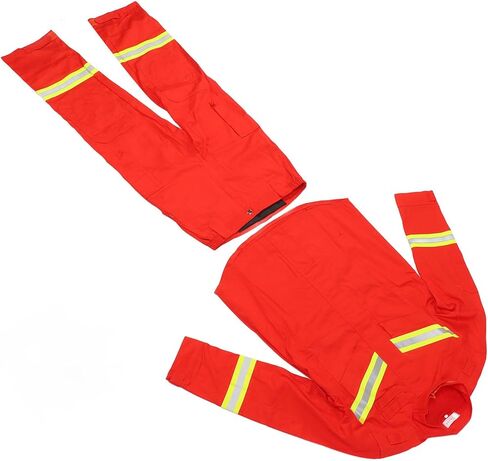 Semme Firefighter Suit Mystical/Fantasy Retardant Gear Protective Clothing with High Heat Resistance Static Features for Emergency Relief (L (175cm)) in Saudi Arabia