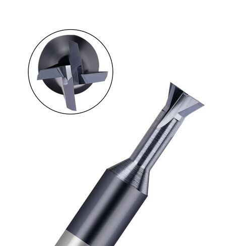 1pcs HSS 60 Degree Straight Shank Dovetail Cutter End Mill Slot Milling Tungsten Carbide 1.5-16mm T Bit in Saudi Arabia