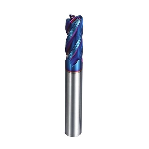 Milling Bits CNC - HRC 65° End Mill Corner Round R0.5 R1.0 Tungsten Steel Cutter 4 Flutes Tools 4mm-12mm Lathe Cutting(R0.5xd14.0xD14xL100) in Saudi Arabia
