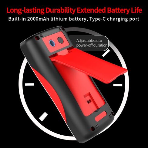 ZOYI R02 2-in-1 Thermal Imaging Camera with Multimeter, 96X96 IR Resolution, VOx Sensor,50m Long Range, -4°F to 1022°F, 25000 Counts Digital Multimeter for Electrical, HVAC & Industrial Diagnostics in Kuwait